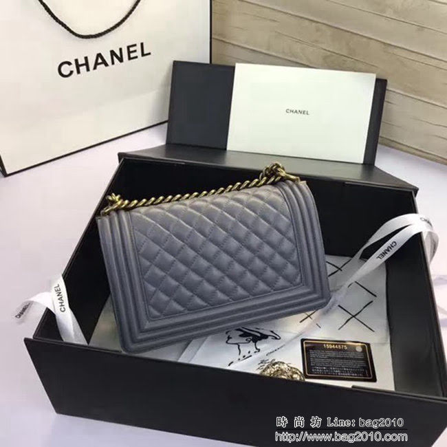香奈兒CHANEL A67086菱格原版羊皮單肩斜挎鏈條包 DSC2074